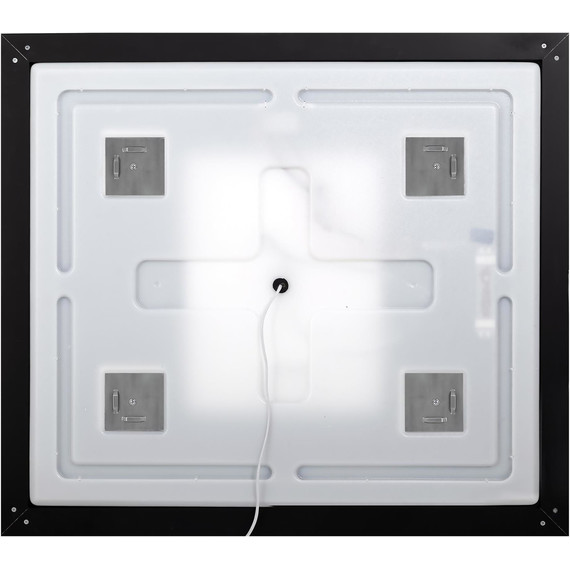 Зеркало BelBagno 88x78 см SPC-KRAFT-885-785-TCH-WARM-NERO, черный фото 4