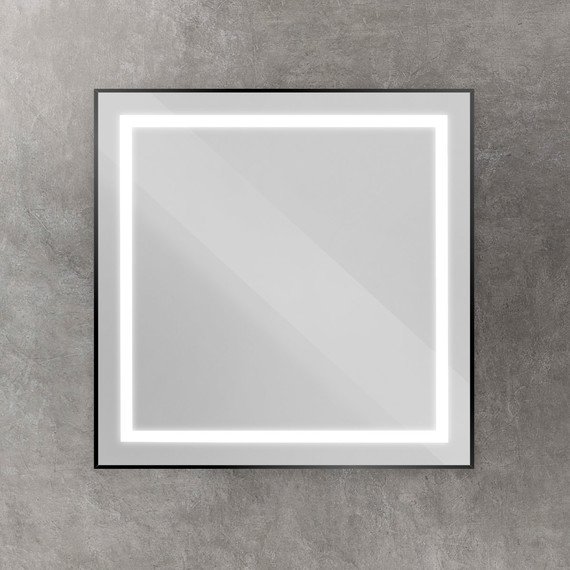 Зеркало BelBagno 80x80 см SPC-KRAFT-800-800-SENS-NERO - 3 Зеркало BelBagno 80x80 см SPC-KRAFT-800-800-SENS-NERO фото 3