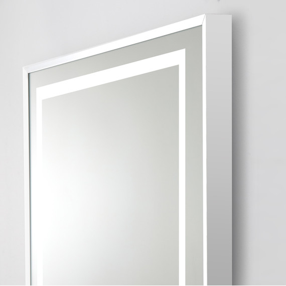 Зеркало BelBagno 88x78 см SPC-KRAFT-885-785-TCH-WARM, белый - 6 Зеркало BelBagno 88x78 см SPC-KRAFT-885-785-TCH-WARM, белый фото 6
