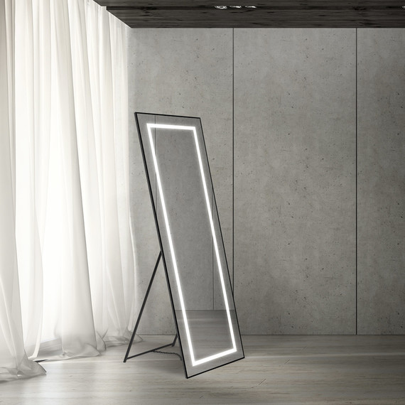 Зеркало BelBagno 55 см SPC-KRAFT-555-1700-TCH-PIA-NERO - 9 Зеркало BelBagno 55 см SPC-KRAFT-555-1700-TCH-PIA-NERO фото 9