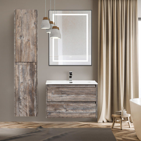 Зеркало BelBagno 68x88 см SPC-KRAFT-685-885-TCH-WARM-NERO, черный - 8 Зеркало BelBagno 68x88 см SPC-KRAFT-685-885-TCH-WARM-NERO, черный фото 8