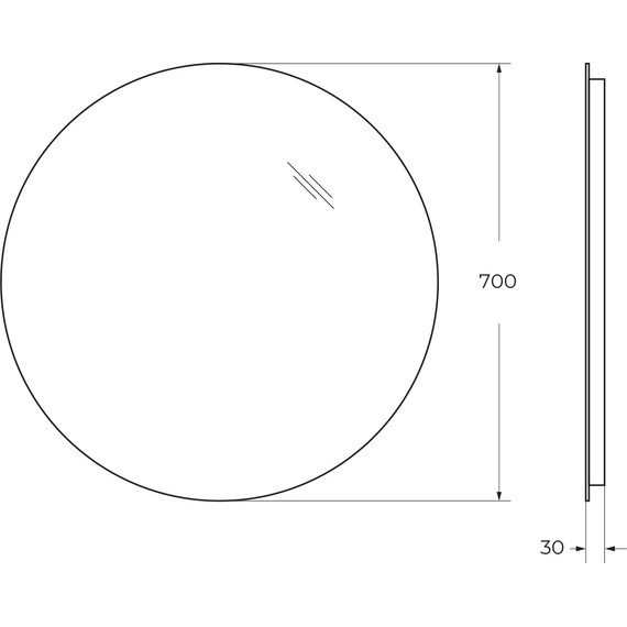 Зеркало BelBagno SPC-INT-700-LED 70 см - 8 Зеркало BelBagno SPC-INT-700-LED 70 см фото 8