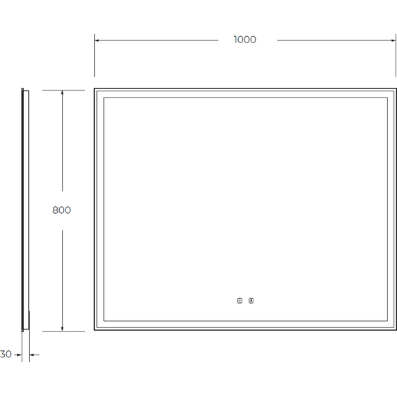 Зеркало BelBagno 100 см SPC-GRT-1000-800-LED-TCH-SND (с голосовым управлением) - 10 Зеркало BelBagno 100 см SPC-GRT-1000-800-LED-TCH-SND (с голосовым управлением) фото 10