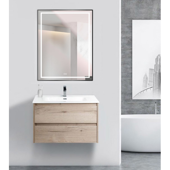 Зеркало BelBagno 70x90 см SPC-KRAFT-700-900-LED-TCH-WARM-NERO - 8 Зеркало BelBagno 70x90 см SPC-KRAFT-700-900-LED-TCH-WARM-NERO фото 8