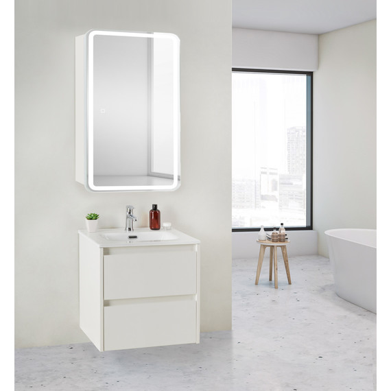 Зеркало-шкаф BelBagno 50 см SPC-MAR-500/800-1A-LED-TCH фото 13