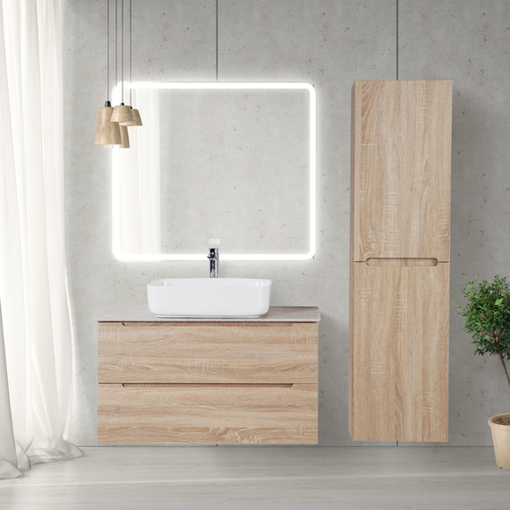 Зеркало BelBagno 90x80 см SPC-MAR-900-800-LED-TCH-WARM фото 8