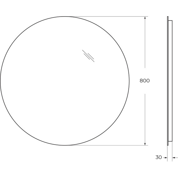 Зеркало BelBagno SPC-INT-800-LED 80 см - 8 Зеркало BelBagno SPC-INT-800-LED 80 см фото 8
