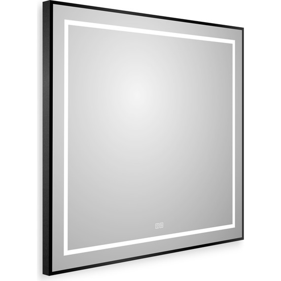 Зеркало BelBagno 80x80 см SPC-KRAFT-800-800-LED-TCH-WARM-NERO -  Зеркало BelBagno 80x80 см SPC-KRAFT-800-800-LED-TCH-WARM-NERO фото