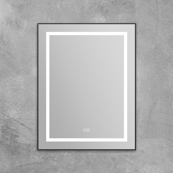Зеркало BelBagno 68x88 см SPC-KRAFT-685-885-TCH-WARM-NERO, черный - 3 Зеркало BelBagno 68x88 см SPC-KRAFT-685-885-TCH-WARM-NERO, черный фото 3
