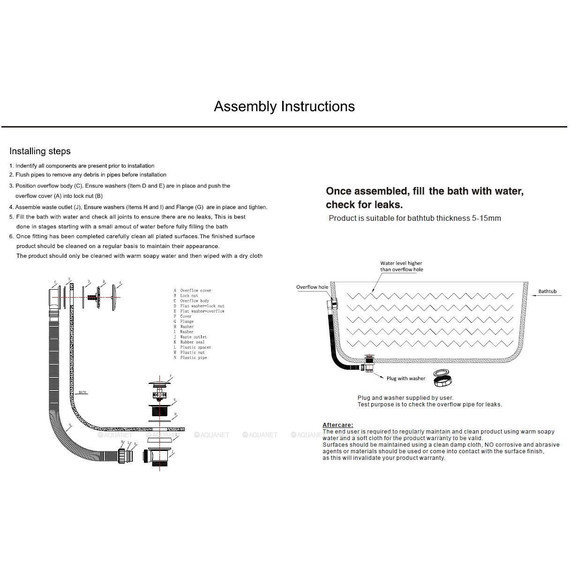 Сифон для ванны автомат Allen Brau Priority 5.31027-31, чёрный матовый, Цвет производителя: чёрный матовый фото 3