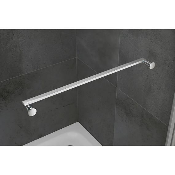 Душевое ограждение Abber Schwarzer Diamant 90x90 см AG0A090, хром/прозрачное фото 3