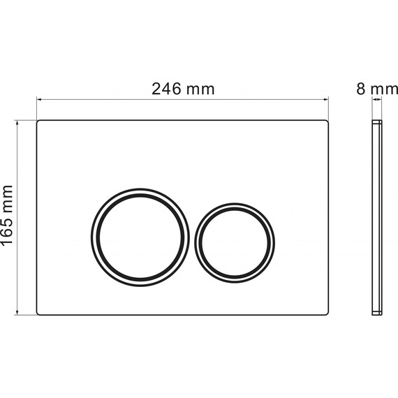 Инсталляция с подвесным унитазом комплект: Grossman Galaxy 900.K31.01.000 с подвесным безободковым унитазом GR-4455SQ сиденье микролифт, крепление, кнопка смыва 700.K31.01.300.300 золото глянцевое фото 7