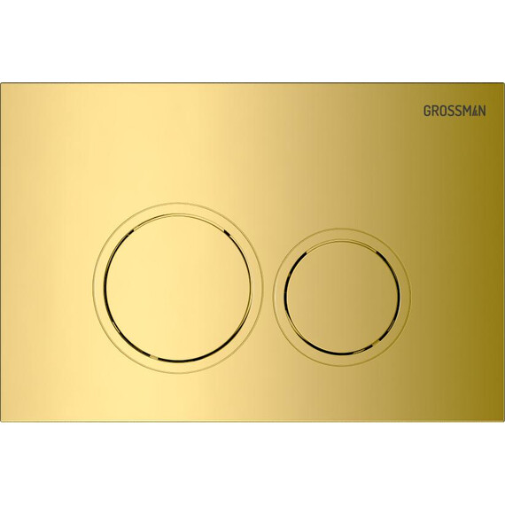 Инсталляция с подвесным унитазом комплект: Grossman Galaxy 900.K31.01.000 с подвесным безободковым унитазом GR-4455SQ сиденье микролифт, крепление, кнопка смыва 700.K31.01.300.300 золото глянцевое фото 3