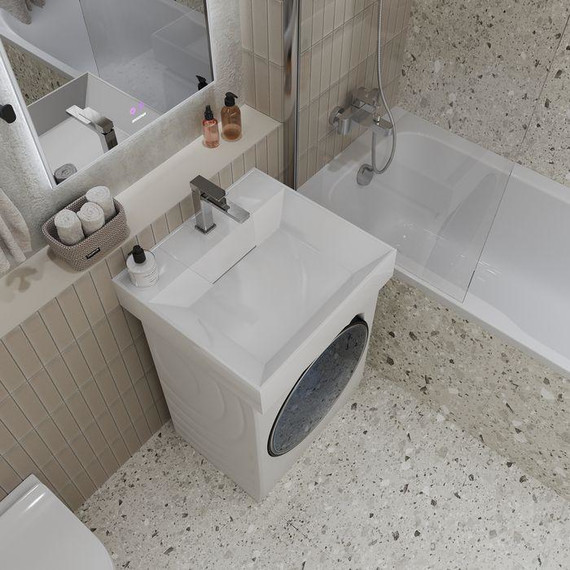 Раковина над стиральной машиной Grossman Luxor 60 см 11.R01.60.000 фото 3