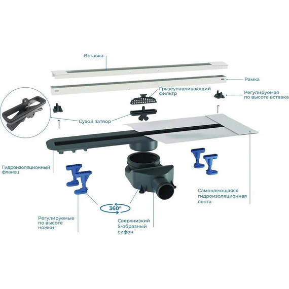 Трап Bettoserb Advanced Slim 650 13600033 фото 5