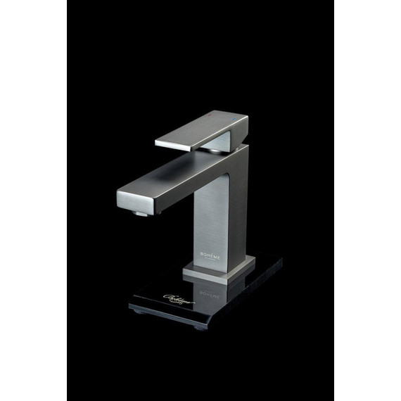 Смеситель для раковины Boheme Qubic 471-GM, графит - 2 Смеситель для раковины Boheme Qubic 471-GM, графит фото 2