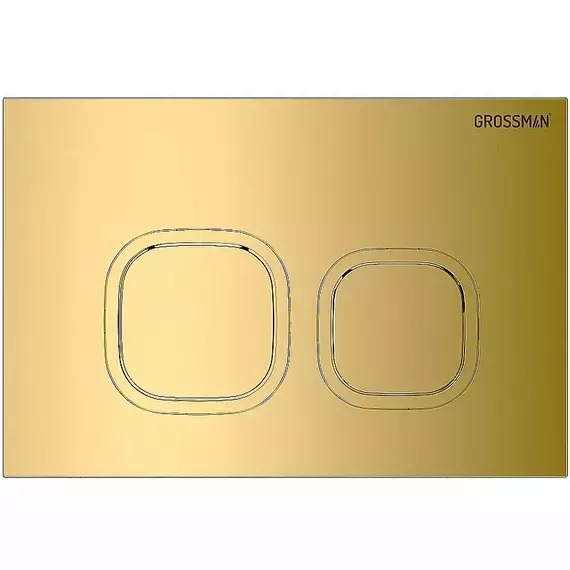 Кнопка смыва Grossman Cosmo 700.K31.02.300.300RUS, золото глянцевое фото 