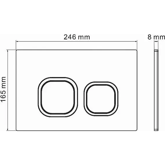 Кнопка смыва Grossman Cosmo 700.K31.02.300.300RUS, золото глянцевое фото 9