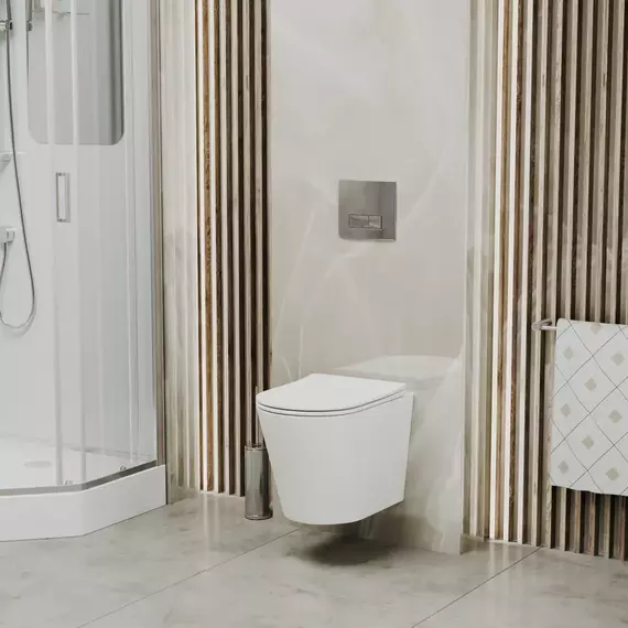 Кнопка смыва Grossman Classic 800.T1.04.100.100RUS, хром глянцевый фото 6