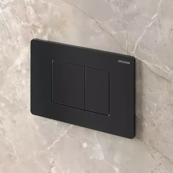 Кнопка смыва Grossman Classic 700.K31.04.21M.21MRUS, чёрный матовый фото 4