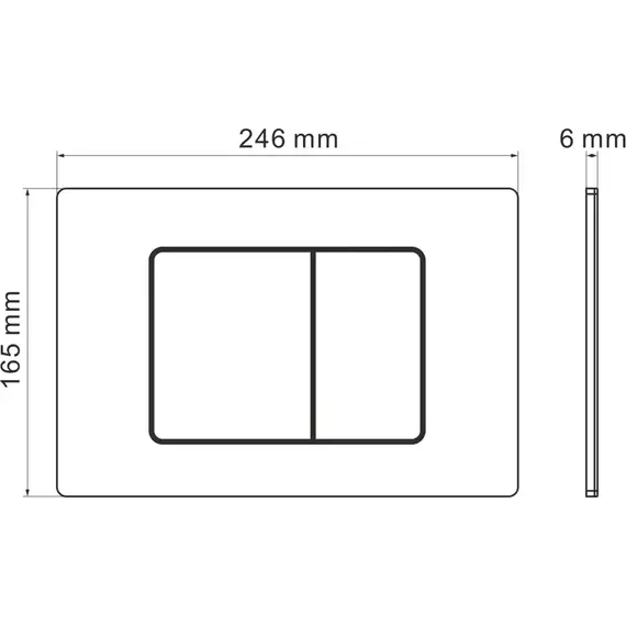 Кнопка смыва Grossman Classic 700.K31.04.12M.12MRUS, хром сатиновый фото 8