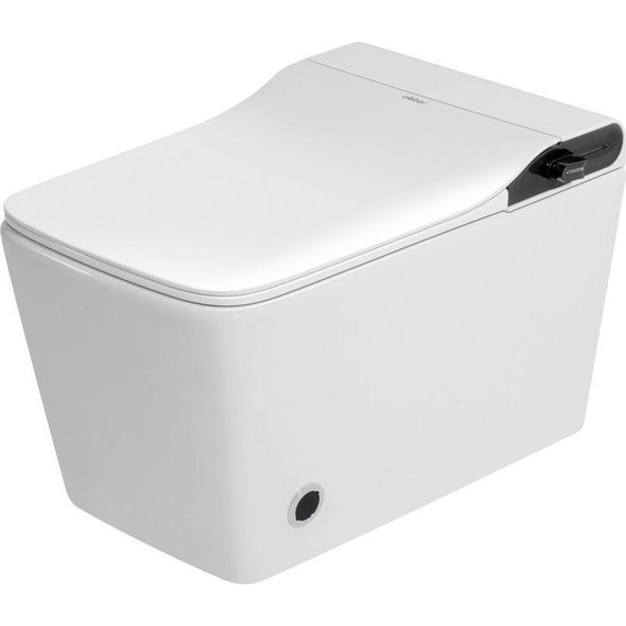 Электронный импульсный унитаз-биде Abber Rechteck AC1215S с крышкой микролифт фото 12