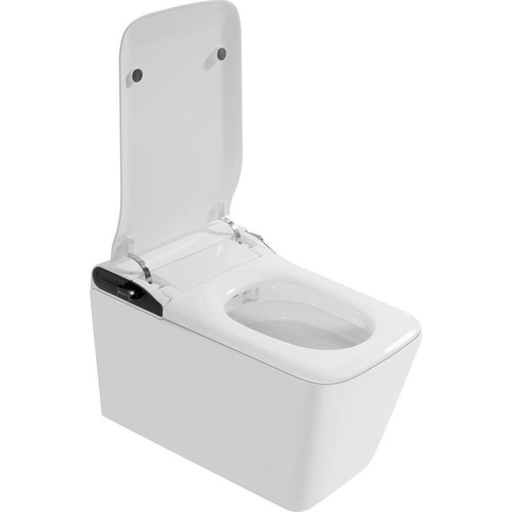 Электронный импульсный унитаз-биде Abber Rechteck AC1215S с крышкой микролифт фото 13
