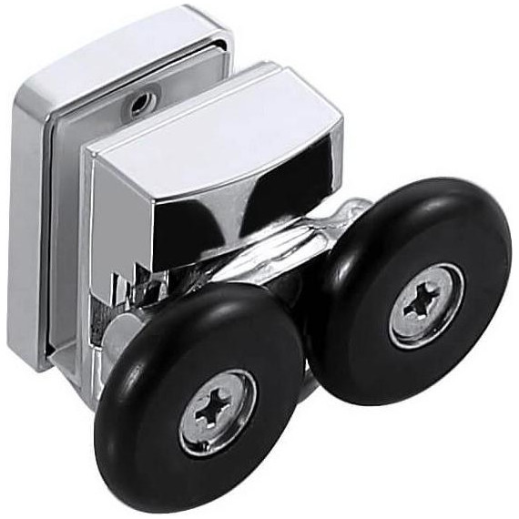 Душевое ограждение Aquatek 90x90 см AQ ARI RO 09020GM, оружейная сталь/прозрачное фото 4