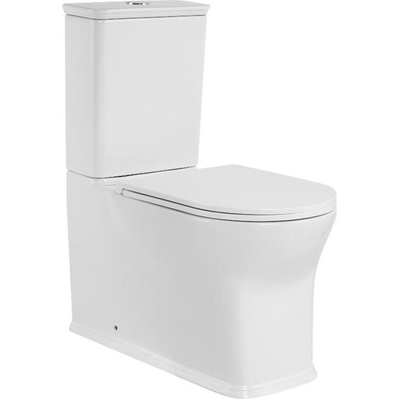 Унитаз-компакт CeramaLux TR999 с крышкой микролифт (система смыва торнадо) фото 2