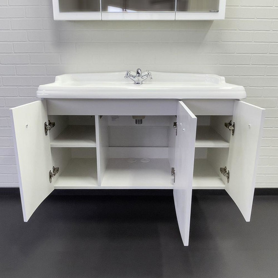 Тумба подвесная с раковиной Comforty Палини 100 см, белый - 9 Тумба подвесная с раковиной Comforty Палини 100 см, белый фото 9