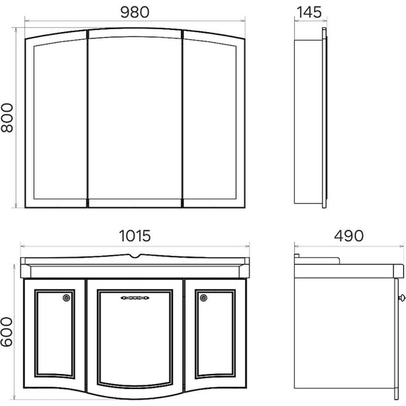 Тумба подвесная с раковиной Comforty Палини 100 см, белый - 11 Тумба подвесная с раковиной Comforty Палини 100 см, белый фото 11