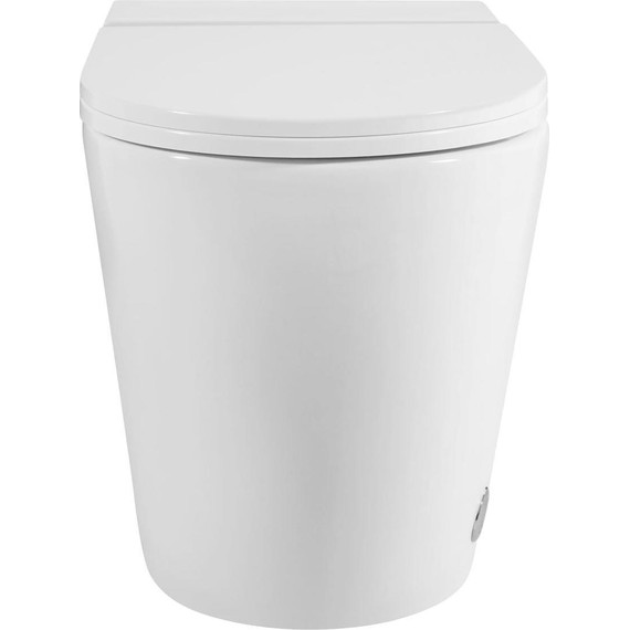 Унитаз приставной с импульсным смывом Mirsant Proxy impulse с крышкой микролифт фото 3