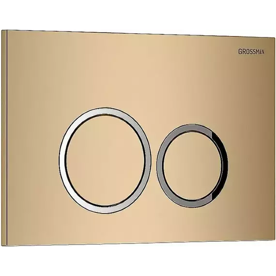 Кнопка смыва Grossman Cosmo 700.K31.02.310.310RUS, золото матовое фото 5