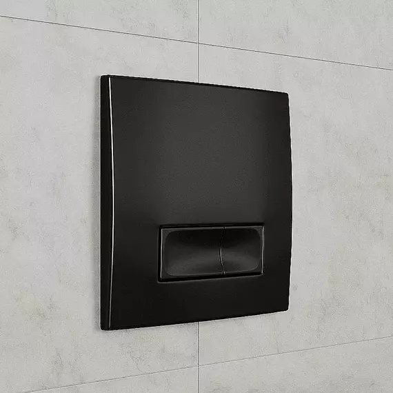 Кнопка смыва Grossman Classic 800.T1.04.210.210RUS, чёрный матовый фото 5