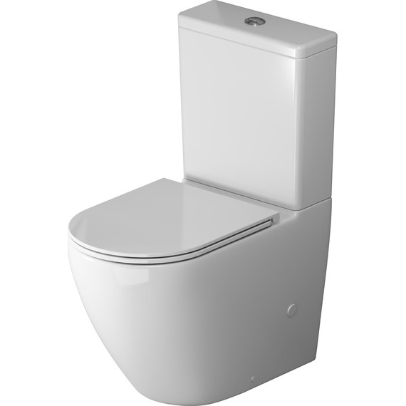 Унитаз-компакт безободковый Grossman GR-4407SQ с крышкой микролифт (Система смыва торнадо) фото 2