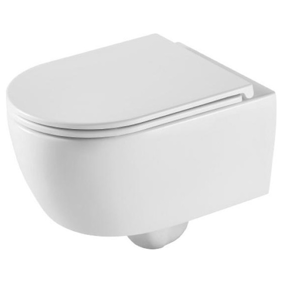 Унитаз подвесной безободковый Grossman GR-4415SQ с крышкой микролифт (Система смыва торнадо) - 2 Унитаз подвесной безободковый Grossman GR-4415SQ с крышкой микролифт (Система смыва торнадо) фото 2