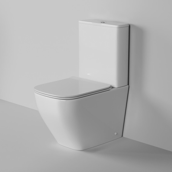 Унитаз-компакт безободковый Grossman Style GR-4453S с крышкой микролифт, белый глянцевый фото 2