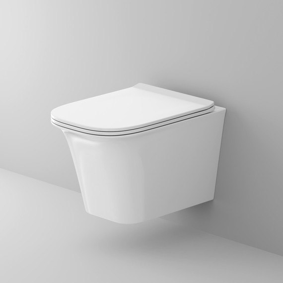 Унитаз подвесной безободковый Grossman Classic GR-4463S с крышкой микролифт, белый глянцевый фото 2