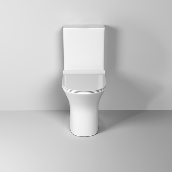 Унитаз-компакт безободковый Grossman Classic GR-4465S с крышкой микролифт, белый глянцевый фото 3