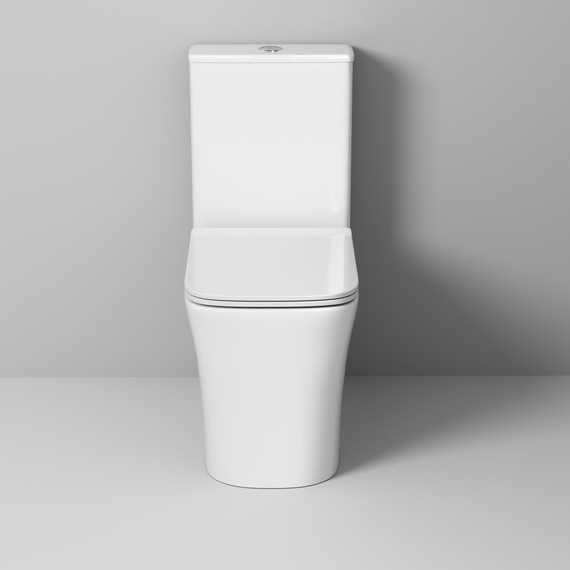 Унитаз-компакт безободковый Grossman Classic GR-4467S с крышкой микролифт, белый глянцевый фото 3