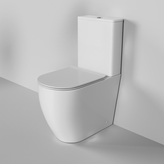 Унитаз-компакт безободковый Grossman Style GR-4473S с крышкой микролифт, белый глянцевый фото 2