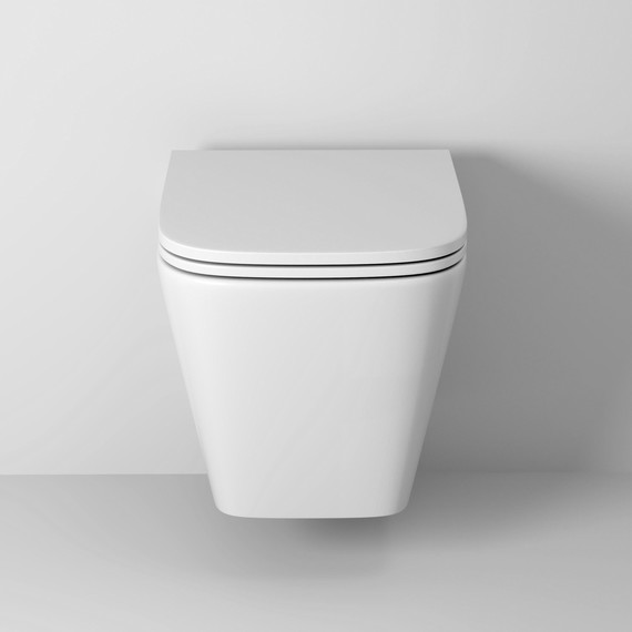 Унитаз подвесной безободковый Grossman GR-4479SQ с крышкой микролифт (Система смыва торнадо) фото 4