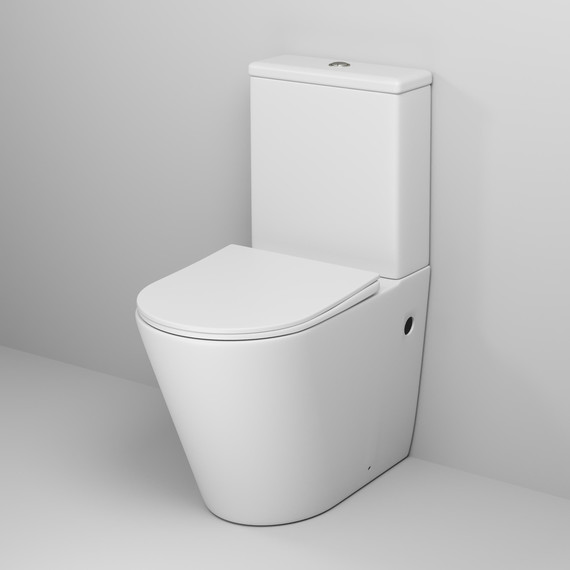 Унитаз-компакт безободковый Grossman Color GR-4480MS с крышкой микролифт, белый матовый, Цвет производителя: белый матовый фото 2