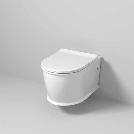 Унитаз подвесной безободковый Grossman Retro GR-4482MS с крышкой микролифт, белый матовый, Цвет производителя: белый матовый - 2 Унитаз подвесной безободковый Grossman Retro GR-4482MS с крышкой микролифт, белый матовый, Цвет производителя: белый матовый фото 2