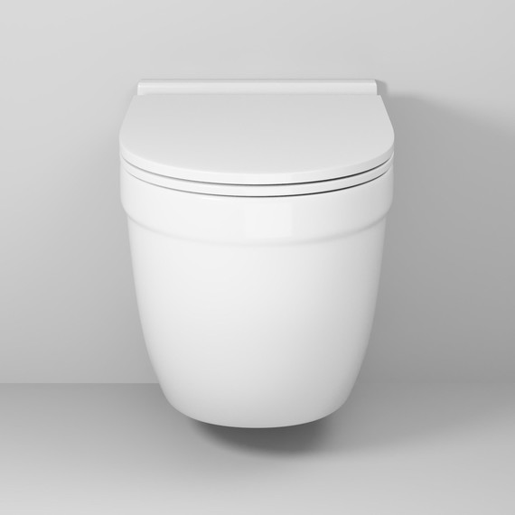 Унитаз подвесной безободковый Grossman GR-4483SQ с крышкой микролифт, белый глянцевый (Система смыва торнадо), Цвет производителя: белый глянцевый - 7 Унитаз подвесной безободковый Grossman GR-4483SQ с крышкой микролифт, белый глянцевый (Система смыва торнадо), Цвет производителя: белый глянцевый фото 7