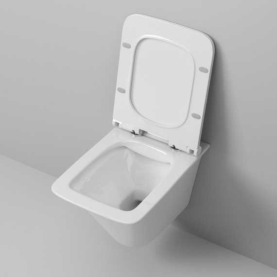 Унитаз подвесной безободковый Grossman GR-4413S с крышкой микролифт, белый глянцевый фото 4