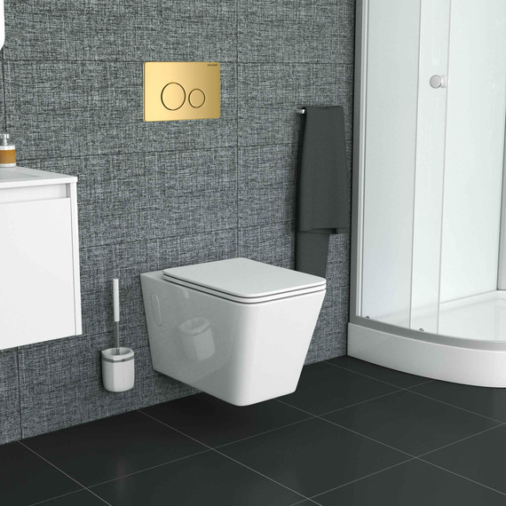 Унитаз подвесной безободковый Grossman GR-4414S с крышкой микролифт, белый глянцевый фото 5