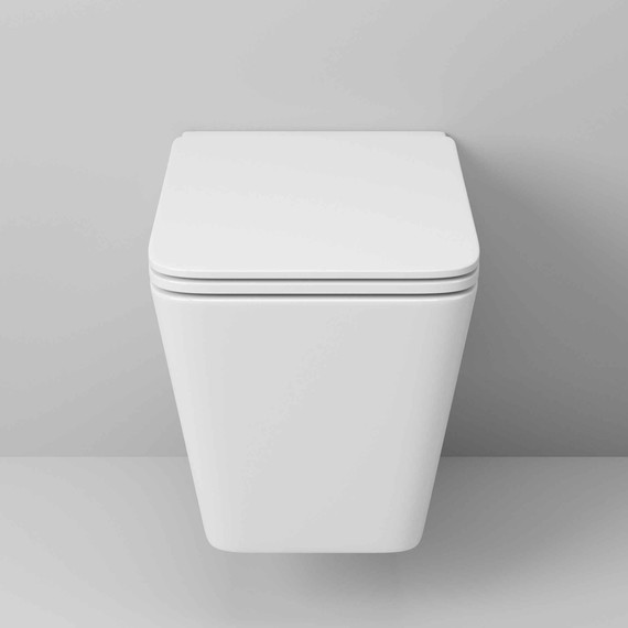 Унитаз подвесной безободковый Grossman GR-4414S с крышкой микролифт, белый глянцевый фото 3