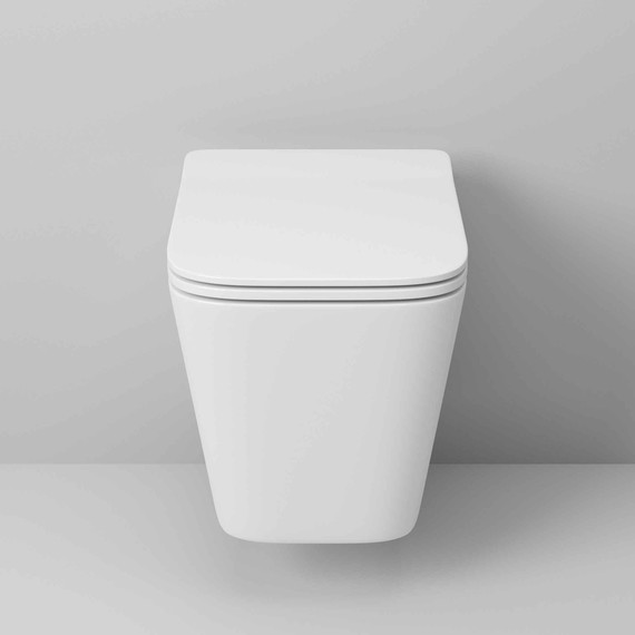 Унитаз подвесной безободковый Grossman Falcon GR-4441S с крышкой микролифт, белый глянцевый фото 3