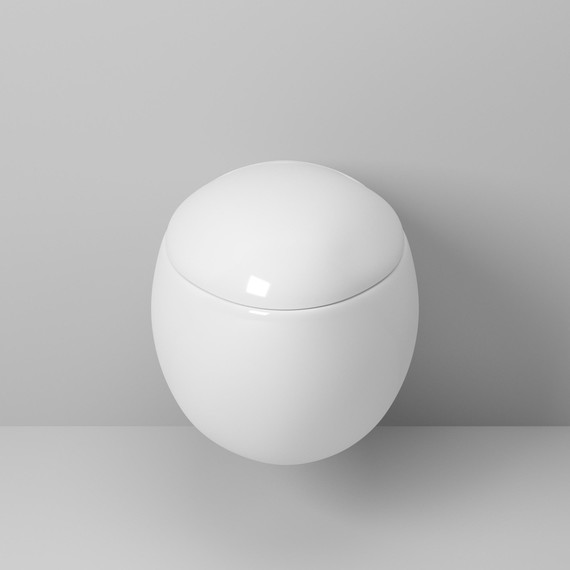 Унитаз подвесной Grossman GR-4442 с крышкой микролифт, белый глянцевый фото 3